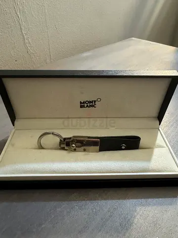 Montblanc leather keychain in original box