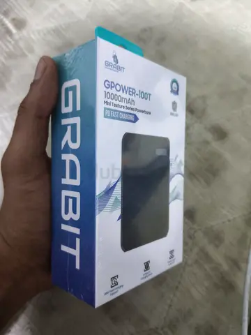 GrabIt GPower-100T 10000mAh Power Bank (Boxed, New)