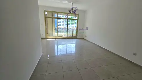 A beautiful 2-bedroom apartment with living room in Al Taawun featuring a balcony with an open view maid’s room spacious hallway and built-in wardrobe