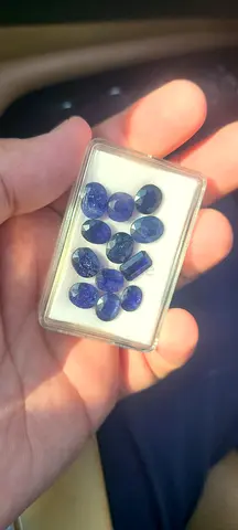 Gemstone natural blue sapphire and yellow sapphire original available neelam ذفیرpure zamrud emrald
