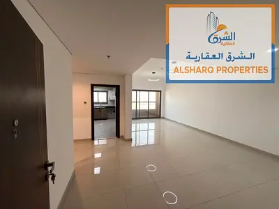 الجرف3 اكبر مساحه في عجمان غرفتين ماستر 3 حمام باركن مجاني داخل البنايه اطلاله مفتوحه