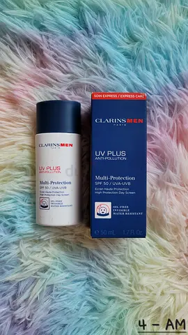 ClarinsMen UV Plus Anti-Pollution SPF50 Multi-Protection Sunscreen 50ml (New)