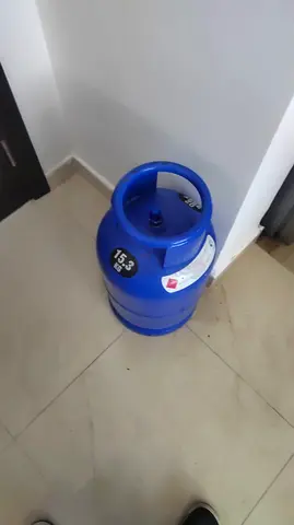 New filled and sealed 15kg Blue LPG Gas Cylinder