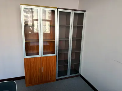Executive Office Desk with Chairs and Storage - Good Condition