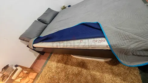 Single bed frame with mattress - good condition