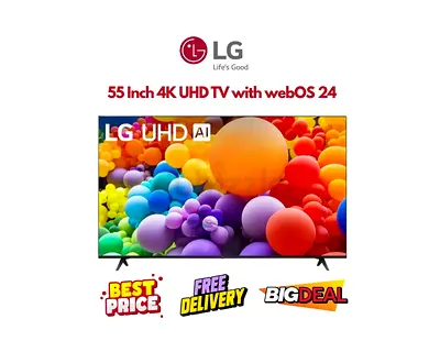 LG 55 Inch Smart TV - UHD Series webOS 24 - New, Original Box, FREE DELIVERY, WARRANTY