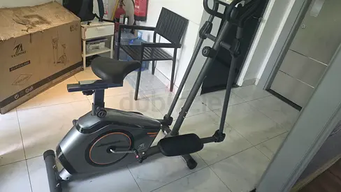 T.A Sports 2-in-1 Elliptical Trainer Efit, Black, 430 EA