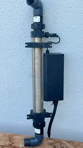 Elecro electric swimming pool heater made of titanium