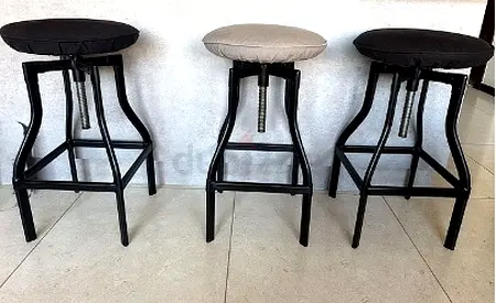 Crate & Barrel Bar Stools - adjustable