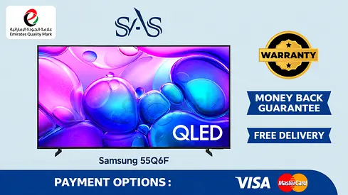 Samsung | 55 Inch | QLED 4K Smart TV | Warranty | 55Q6F