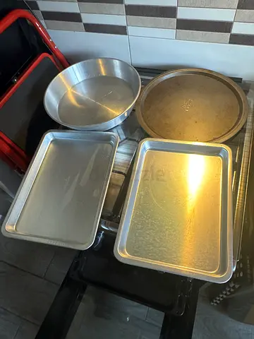 Set of 4 oven trays