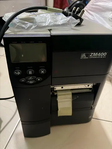 Zebra ZM400 Industrial Label Printer - Working Condition