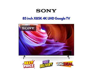 Sony 85 Inch Smart TV - X85K 120Hz 4K Google TV - FREE DELIVERY, WARRANTY
