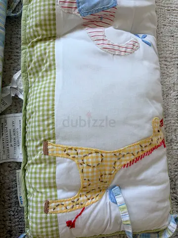 Pottery Barn Kids Safari Crib Bumper - Great Condition