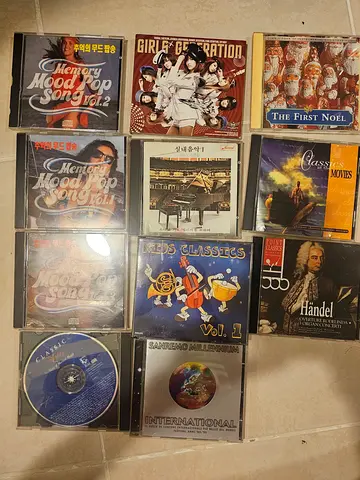 Used mixed music CD lot — classical, pop covers and compilations (11 CDs)