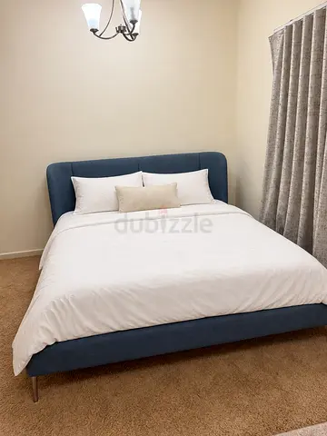 King Size Bed 180x200 with Orthopedic Mattress - Like New