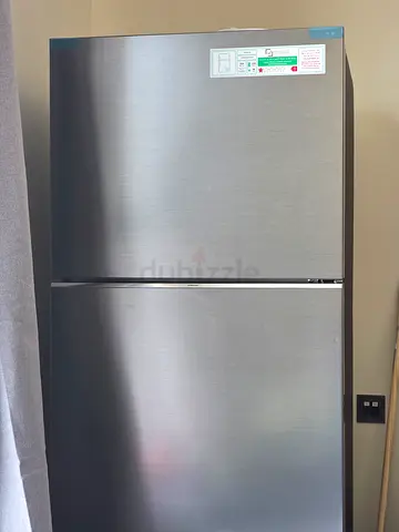 Stainless Steel Double Door Refrigerator - Good Condition Less than 10days no used