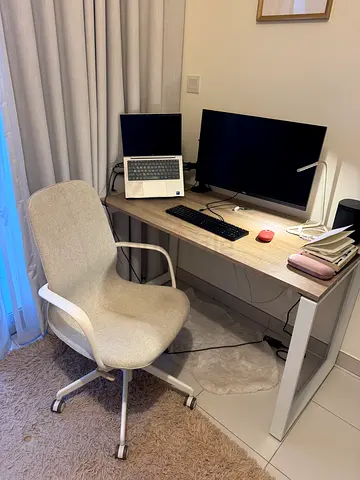 Office table and chair