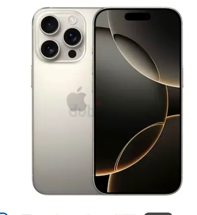 I phone 15 pro max natural titanium with FaceTime