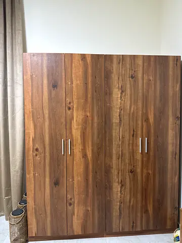 3-door Wooden Wardrobe / Armoire - Good Condition