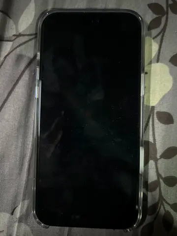 Used iPhone with clear case - good working condition