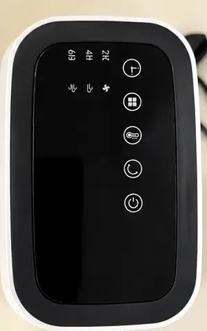 Compact Digital heater - Touch Control and remote control, blower with rotating application
