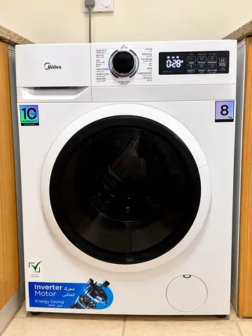 Midea 8kg Washing Machine - Inverter, Like New
