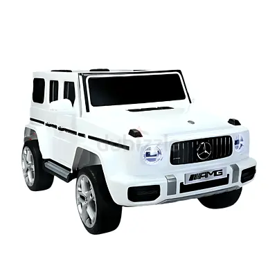 Kids Electric Ride-On Car & ATV Set — White SUV and Green Quad