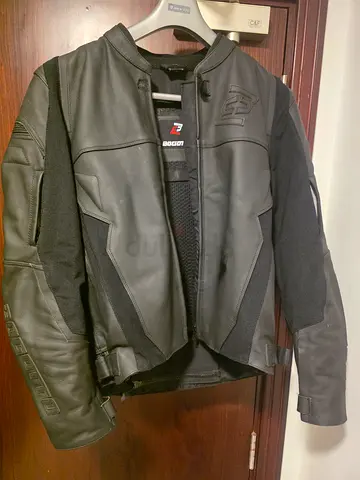 Bogotto Black-X Leather Motorcycle Jacket (Size L) FC Moto – Like New!