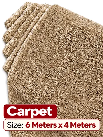Large Beige Carpet – 6x4 Meters