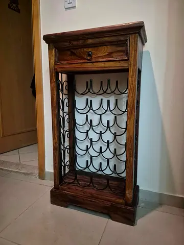 Solid wood Bottles Rack