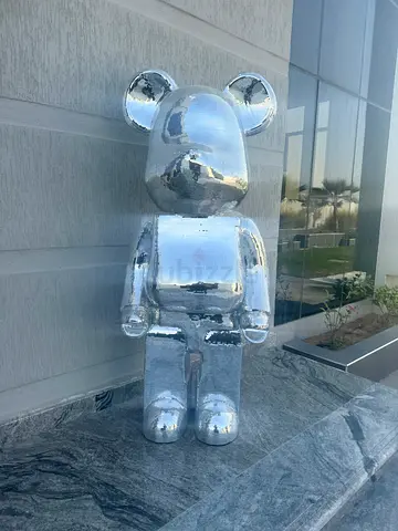 Large Disco Ball Bear Sculpture / Art Toy