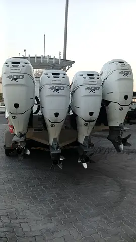 4 × Mercury Verado 400R Outboard Engines – 400 HP Each – 550 Hours