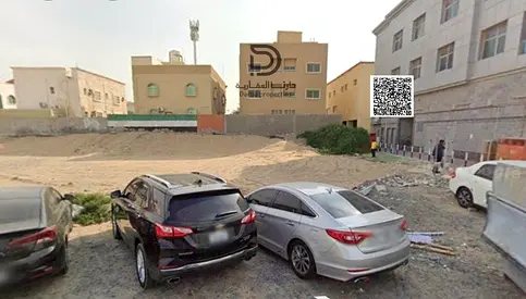 أرض سكنية تجارية للبيع في المويهات 1 عجمان، ثاني قطعة من شارع عمار، مساحة 6727 قدم، تصريح G+2، تملك حر لجميع الجنسيات