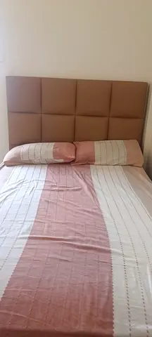 One queen size bed with medicated mattress