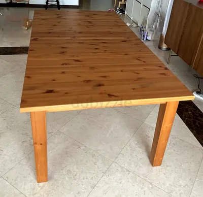 Solid Wood Dining extendable Table - , Seats 8+