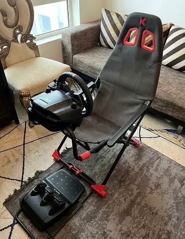 Sim Racing Rig Logitech G920 + Shifter + Pedals+ Foldable Cockpit (Xbox & PC)