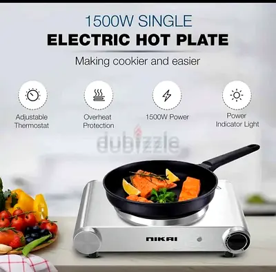 Nikai Single Hot Plate 1500W Power