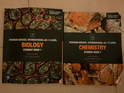 International Edexcel Year 12 Chemistry, Biology Textbooks