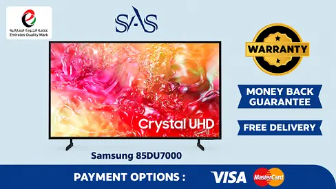 Samsung | 85 Inch | Crystal UHD 4K Smart TV | Warranty | 85DU7000