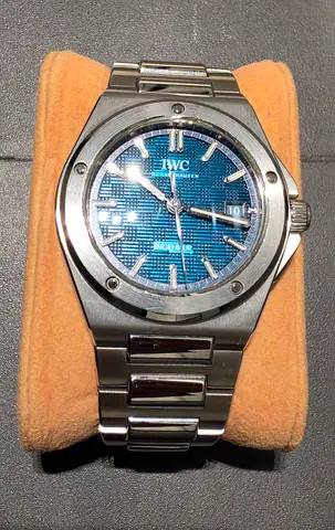 IWC ingenieur aqua dial steel