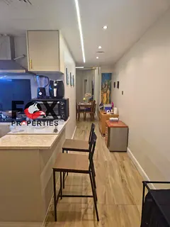 Luxury studio for sale in Ajman, fully furnished with elegant dรฉcor, 753 sq ft, private parking, fr