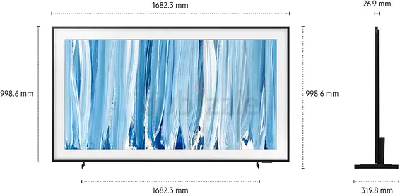 Samsung 75 Inch LS03d The Frame Pro 4K Smart TV, Neo QLED Mini LED Glare Free, HDR 10+, Motion Xcele