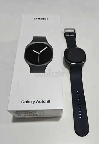 Samsung Galaxy Watch8 (Black) with original box - good condition