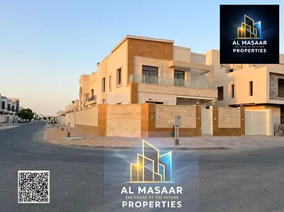 فيلا موردن  زاوية شارعين طابقين وروف مساحة الارض 3700 قدم خلف الخدمات مباشرة بسعر  شامل رسوم التسجيل والتمليك