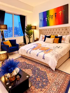 Luxury Master Room for Rent | Sheikh Zayed Road | Opposite Museum of the Future