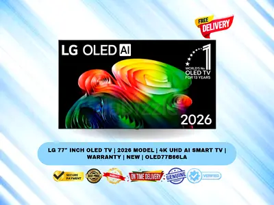 LG 77″ Inch OLED TV | 2026 Model | 4K UHD AI Smart TV | Warranty | New | OLED77B66LA