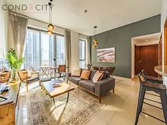 Modern Industrial 2BR | STEPS from Burj Khalifa