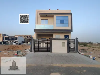 Villa for sale in the Al Helio area—registration fees included. Features 5 bedrooms, a majlis, a living room, and a maid’s room. Bank financing is ava