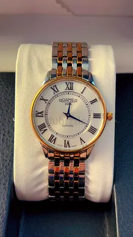 Roamer sapphire classic men's wristwatch - two-tone stainless steel